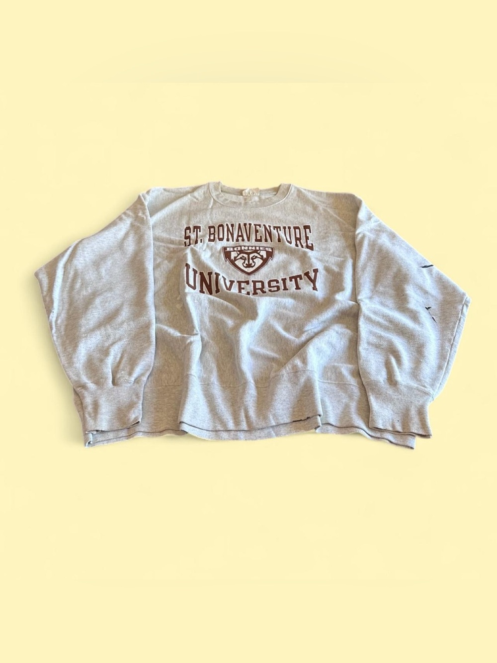 Champion Reverse Weave St. Bonaventure University Sweatshirt Men’s 2XL - Picture 2 of 6